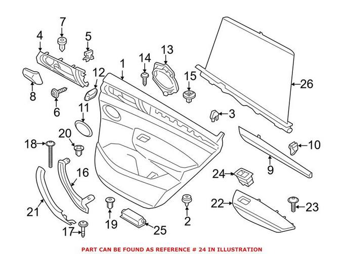 BMW Door Window Switch 61319234704 - Genuine BMW